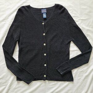 Andrea Viccaro Cardigan Sweater - 100% Silk - Size L